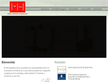 Tablet Screenshot of mh-arquitectos.com
